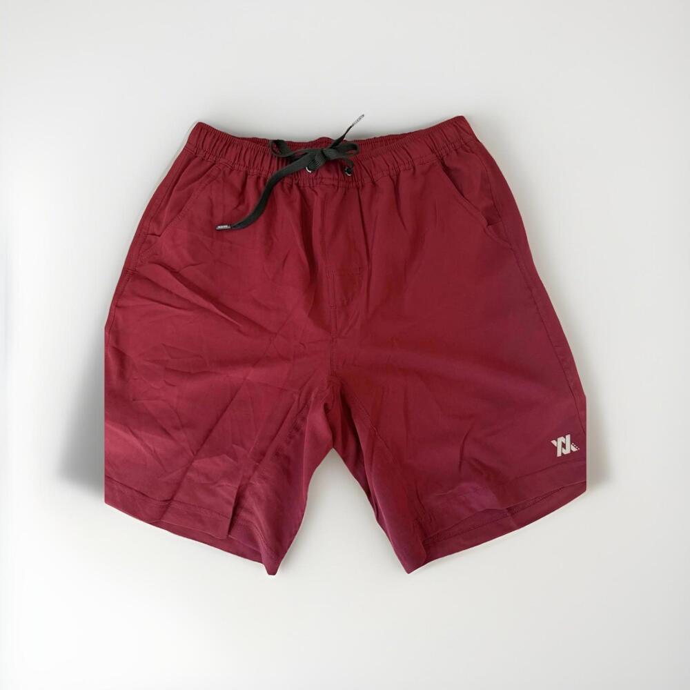 Dixxon Flannel Co The Brad Maroon Shorts Lined Athletic -S